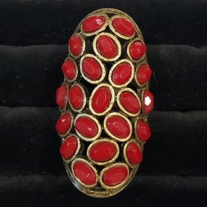 Long Bronze Color Ring